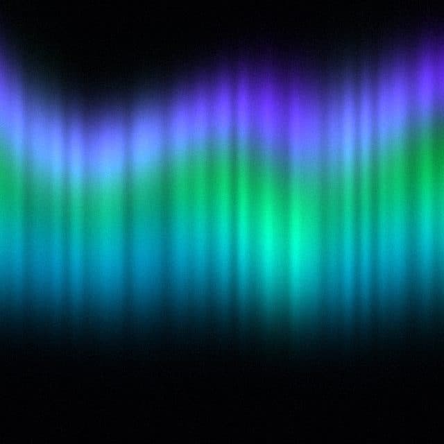 Northern: aurora shader background preset
